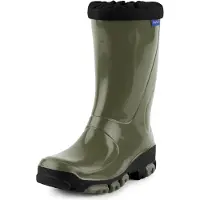 Ladeheid Enfants Filles Garçons Bottes de pluie LARB015 (Kaki, 23)