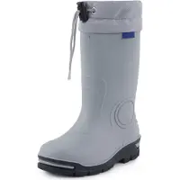 Ladeheid Enfants Filles Garçons Bottes de pluie LARB014 (Gris, 27)