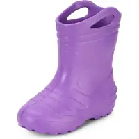 Ladeheid Kinder Mädchen Jungen federleichte Eva Gummistiefel KL051-S (Violet, 28 EU)