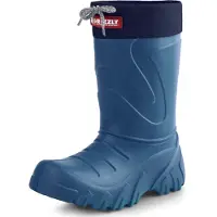Ladeheid Bottes en caoutchouc d'hiver Eva Thermo ultra-légères pour enfants (filles et garçons), doublées, modèle LA-835 (bleu foncé, 24/25 EU)