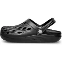 Ladeheid Hommes sabots légers EVA sabots de jardin chaussures de jardin LA-CA-17 (noir, 41 UE)
