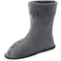 Ladeheid Femmes Chaussettes Chauffantes pour Bottes de Caoutchouc LA-CA-09 LA-CA-12(Gris Foncé, 36/37)