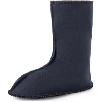 Ladeheid Enfants Filles Garçons Chaussettes de bottes chaudes Chausson intérieur pour bottes en caoutchouc LA-CA-10 LA-CA-11 (Graphite, 26/27 EU)