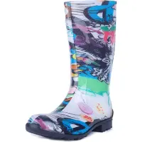 Ladeheid Bottes en caoutchouc pour femmes LA-967 (Journal, 42 EU)