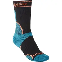 Bridgedale Midweight T2 Merino Sport Crew Socks Noir EU 35-37 Femme