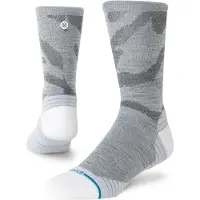 Stance - Chaussettes de trail respirantes - Digi Dash Light Wool Crew White en Laine - Taille 38-42 - Blanc