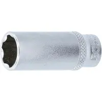 Bgs Douille longue profil ondul? super lock 6.3 mm 1/4" taille 14 mm tournevis cl? cliquet