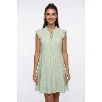 Vero Moda Robe 'VMAlba' menthe / blanc