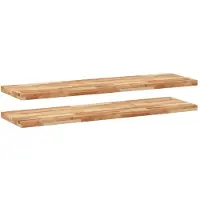 vidaXL Étagères flottantes 2 pcs 120x40x4 cm acacia massif à l'huile