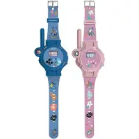 Disney Stitch Walkie Talkie Clock Jaune,Violet