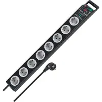 Brennenstuhl ÜSS Super-Solid 8 brins noir/gris clair 2,5 m