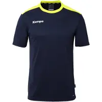 Kempa Emotion 27 chemise - marine/fluo jaune, Taille:128