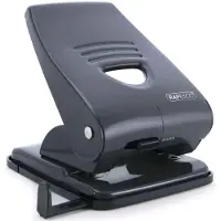 Rapesco PF800AB1 835 Perforatrice métallique 2 trous, capacité de perforation 40 feuilles, noire