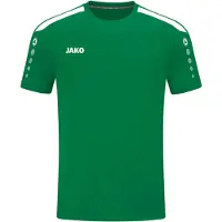 Jako Power maillot manches courtes homme 200 - vert sport 3XL