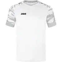 Jako Wild Maillot Manches Courtes Hommes - Blanc / Argent | Taille: XL
