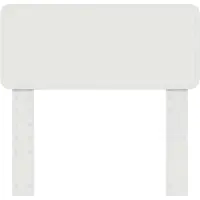 vidaXL Tête de lit en bois blanc