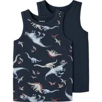 Name it T-Shirt 'DINO NOOS' bleu marine / bleu clair / gris / rouge