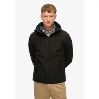 Superdry pour homme. M5012103A Veste à capuche Trekker softshell noir (XXL), Casuel, Polyester