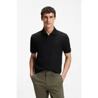 Hugo Boss Phoenix 10279708 Orange Short Sleeve Polo Noir L Homme