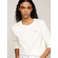Tommy Hilfiger Cardigan 'Fine' blanc