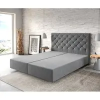 DELIFE Cadre-de-sommier Dream-Great 160x200 Microfibre Anthracite