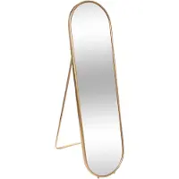 Atmosphera Standspiegel "edi" metall vergoldet 160x44cm - créateur d'intérieur
