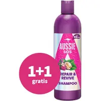 Aussie SOS Repair & Revive shampoing nourrissant pour cheveux et cuir chevelu fatigués 500 ml