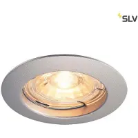 SLV PIKA QPAR51, plafonnier encastré, rigide, gris argenté, max. 50W