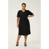 KAFFE CURVE Robe 'Venedy' noir