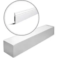 NMC FB2-box WALLSTYL Noel Marquet 1 carton 10 pièces Plinthe design intemporel classique blanc 20 m