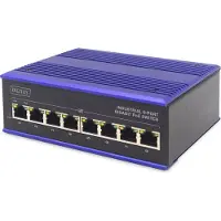 Digitus DN-651121 Commutateur industriel Gigabit PoE , 8 ports, non géré