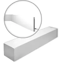 NMC FD20S-box WALLSTYL Noel Marquet 1 carton 6 pièces Plinthe design moderne blanc 12 m