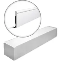 NMC FL4-box WALLSTYL Noel Marquet 1 carton 8 pièces Plinthe design intemporel classique blanc 16 m