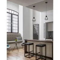 Nova Luce Suspension Paolo 1 lumière noire