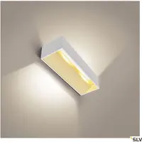 SLV Logs In L Applique murale 30 cm blanc LED dimmable Up&Downlight