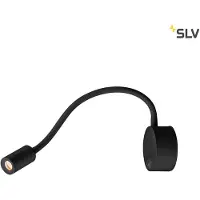 SLV Lampe de lecture murale Dio Flex Plate 1,9w - 2700K noir