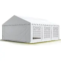 Profizelt24 TOOLPORT 5x6 m Tente de réception / Barnum blanc toile de haute qualité PVC 700 N