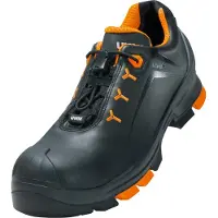 Uvex 6502244 2 Chaussure basse S3 SRC, taille 44, noir/orange