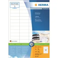 Herma Étiquettes permanentes PREMIUM A4 48,3x16,9 mm 100 Feuilles