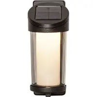 Star Trading Lampe solaire LED, modèle "Alippa", pour éclairage mural, avec détecteur de crépuscule, de couleur noire, hauteur 21 cm