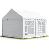 TOOLPORT 5x5 m Tente de réception / Barnum blanc toile de haute qualité PVC 700 N