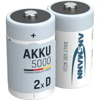 Ansmann 5030922 1x2 maxE Batterie NiMH Mono D 5000 mAh 5030922