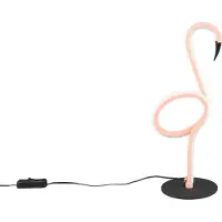 TRIO Lampe de table LED flamant rose Ingo