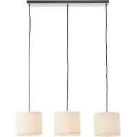 Brilliant Lampe à suspension crème Teddy Ø45cm