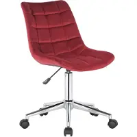 CLP Chaise de bureau Medford velours