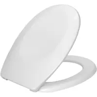 Wenko SIÈGE WC Bergamo abattant WC lunette WC duroplast blanc salle de bain