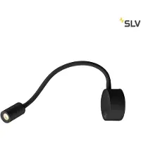 SLV Lampe de lecture murale Dio Flex Plate 1,9w - 3000K noir