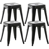 CLP lot de 4 tabourets Armin