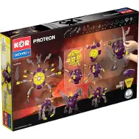 Geomag Proteon Vulkram 103 pcs, Jouet avec aimant en néodyme, 5 ans, Multicolore