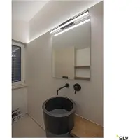 SLV Éclairage de miroir à LED Glenos II argent